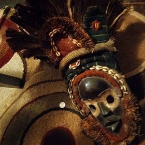 African mask antique Dan's tribe